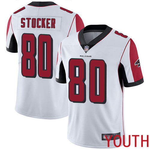 Atlanta Falcons Limited White Youth Luke Stocker Road Jersey NFL Football #80 Vapor Untouchable
